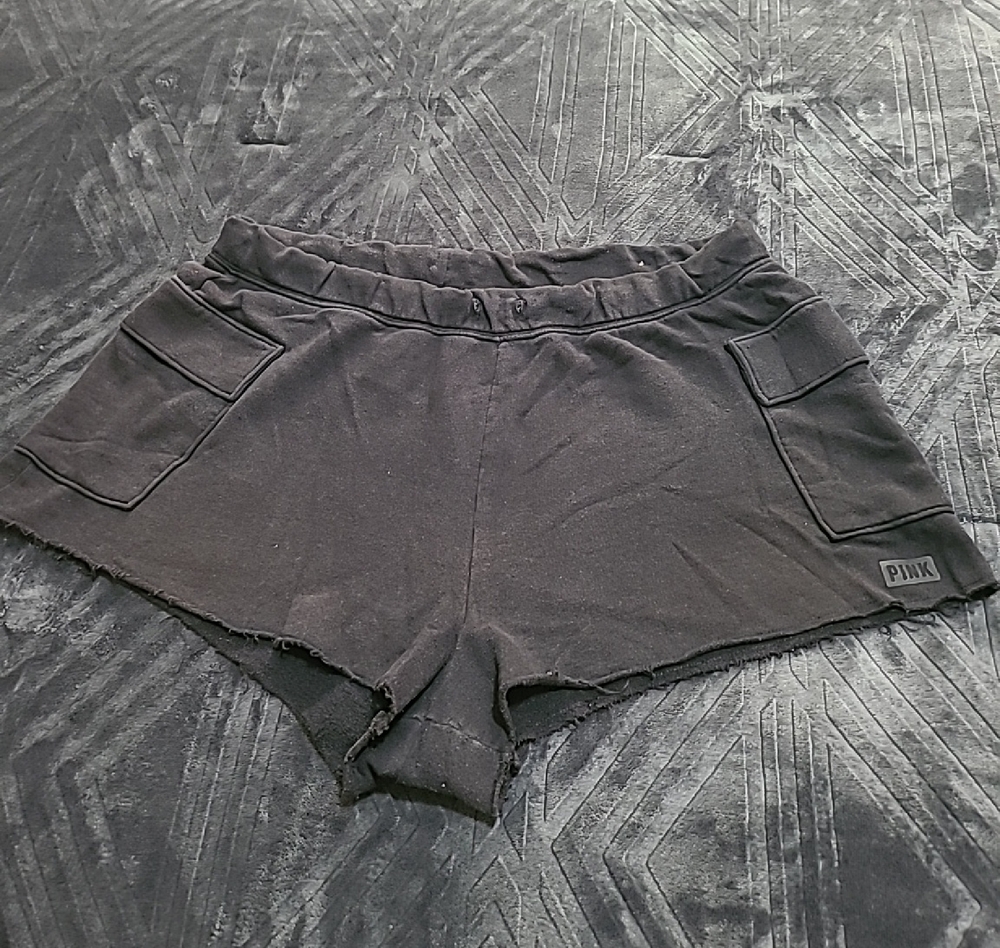 PINK Victoria's Secret Women's Black Cargo Shorts